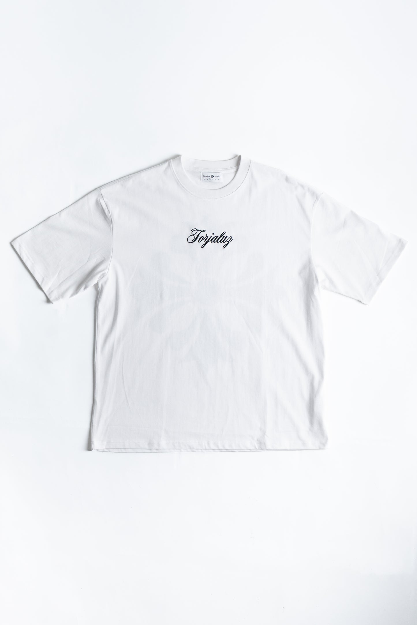 FORJALUZ CROSS OVERSIZED T-SHIRT (OFF-WHITE)